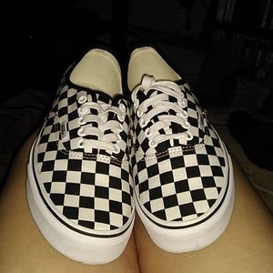 Checkered vans